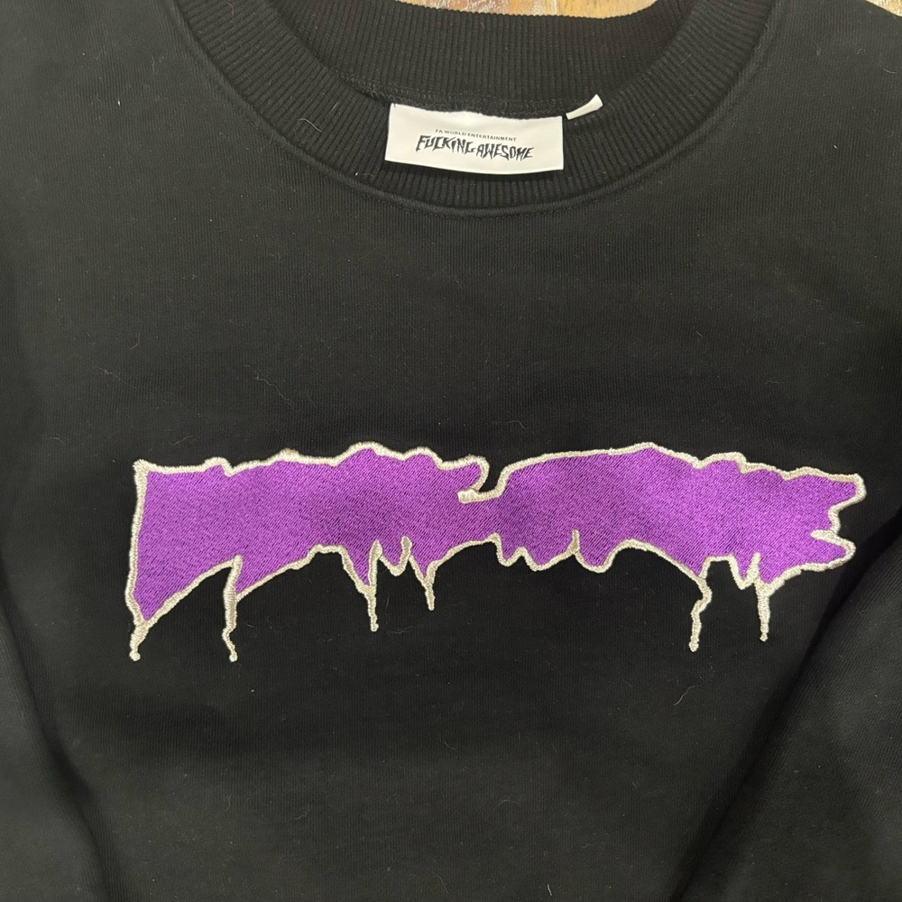 😎🔥👉🏼 FA FuckingAwesome Outline Logo Crewneck 👈🏼🔥😎 - Picture 2 of 5